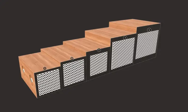 Eucalyptus mat thicknesses for strength adjusted Eucalyptus timber mats