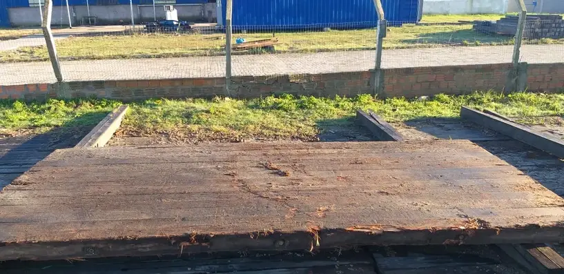 E7M Eucalyptus timber access mat