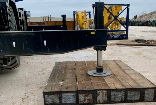 Heavy Construction timber mat applications